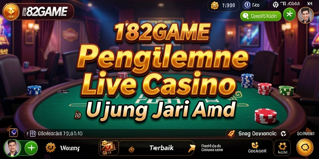 Tampilan gameplay Live Casino yang seru dan interaktif.