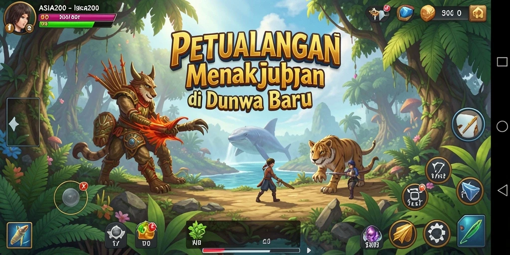 Gameplay seru ASIA200 yang penuh petualangan menanti Anda.