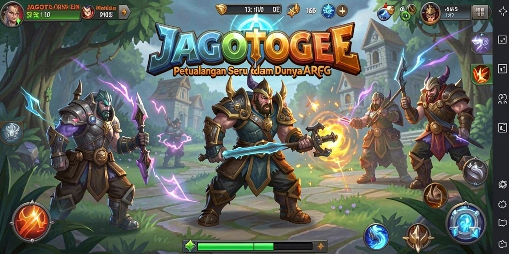 Tampilan gameplay seru dan mendebarkan dari JAGOTOGEL.