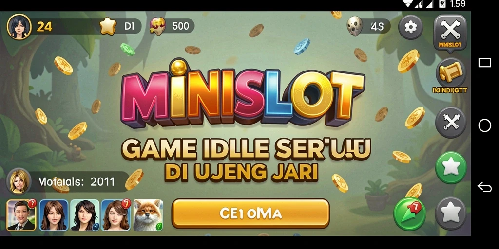 Tampilan gameplay MINISLOT yang menarik dan adiktif dalam kategori Idle.