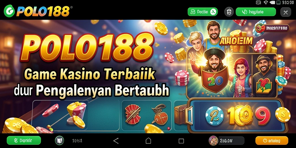 Tampilan gameplay Kasino yang menarik dan mendebarkan di POLO188.