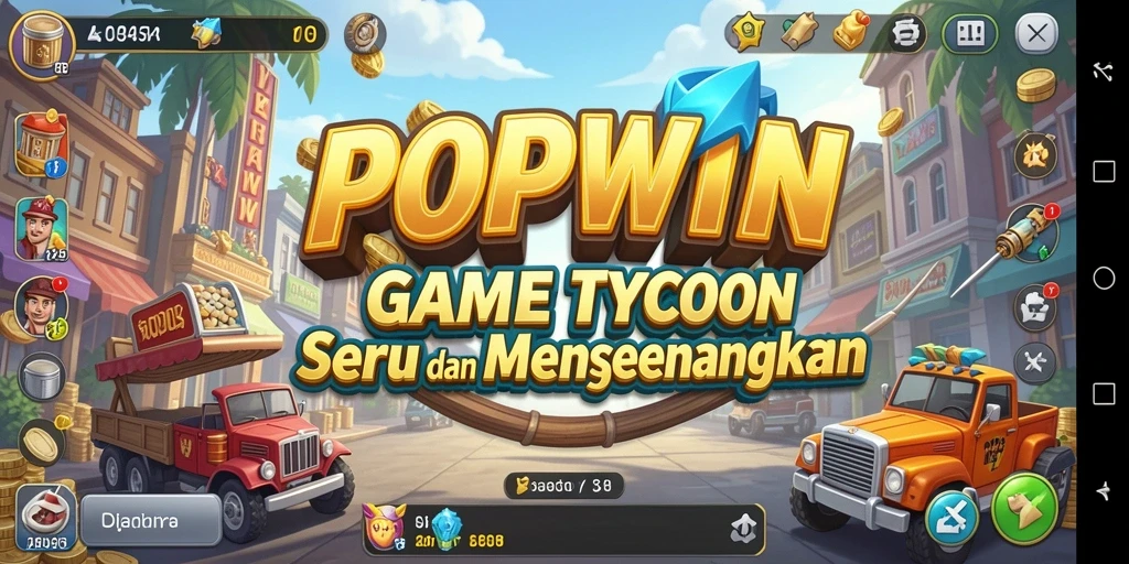 Tampilan gameplay Tycoon yang mengesankan dan interaktif.