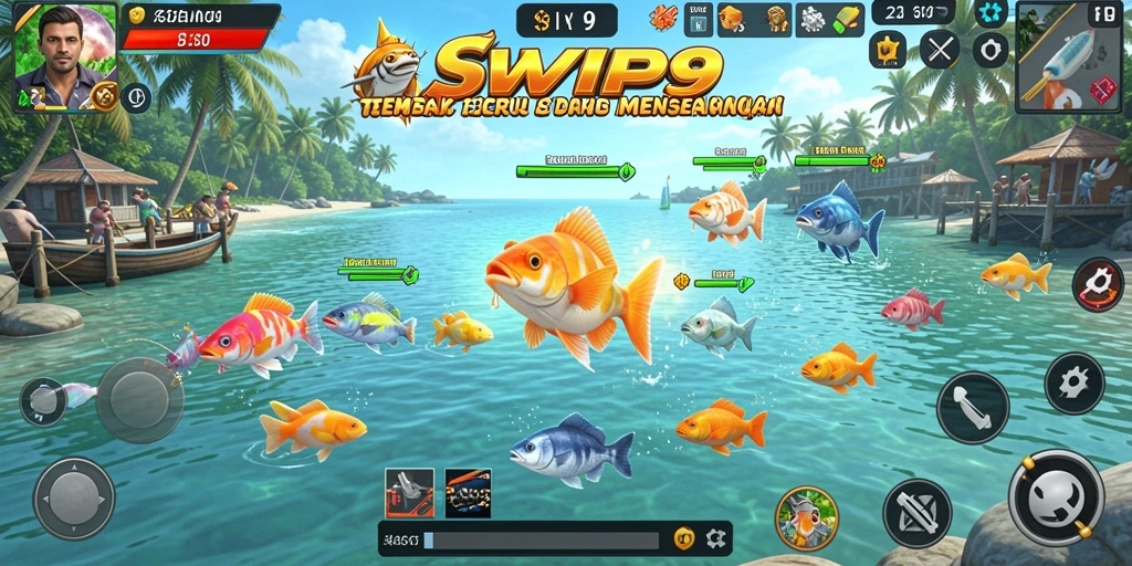 Screenshot gameplay Tembak Ikan yang seru dan menantang.