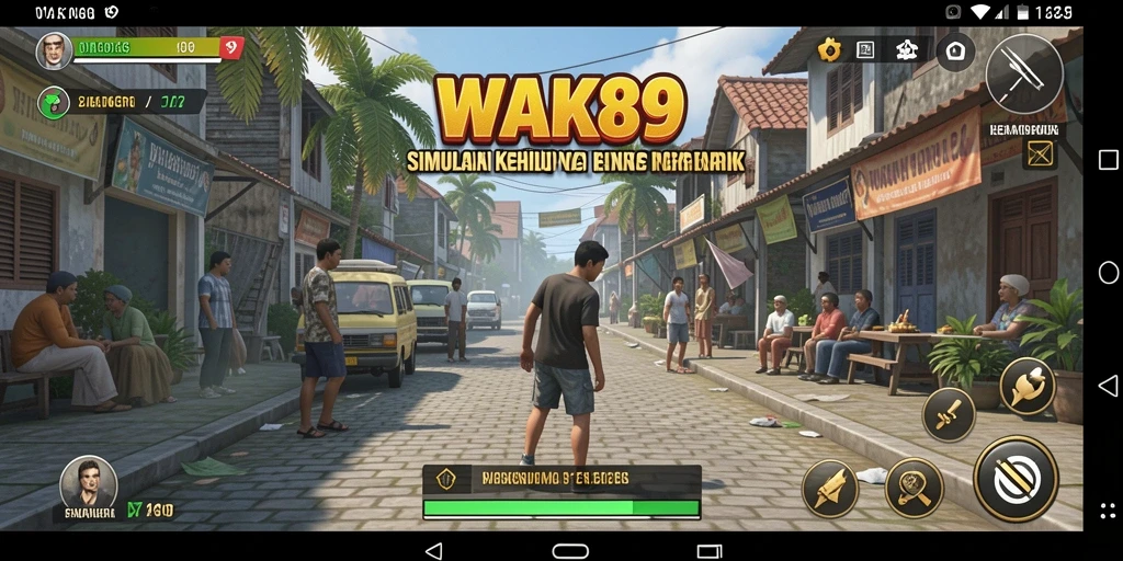 Gameplay menarik di dunia simulasi kehidupan WAK89.